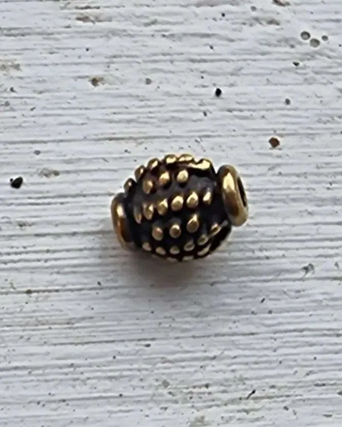 Mellandel Bronsfärgad - Tub Kotte 6x8mm 1 styck