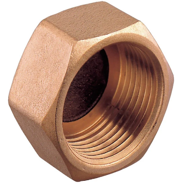 Guidi Ändmuff innergänga 1/8" brons