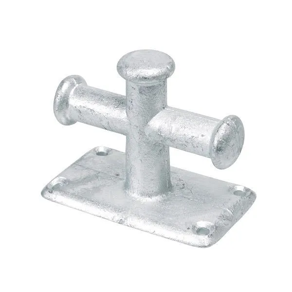 Bryggpollare galvaniserad enkel 140 x 80mm
