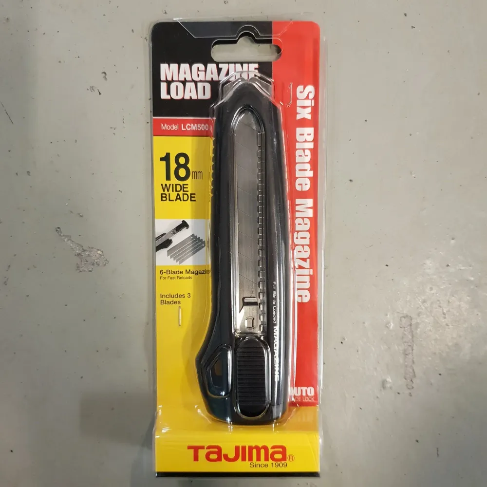 Tajima halvautomat(6 blad) 18mm brytbladskniv