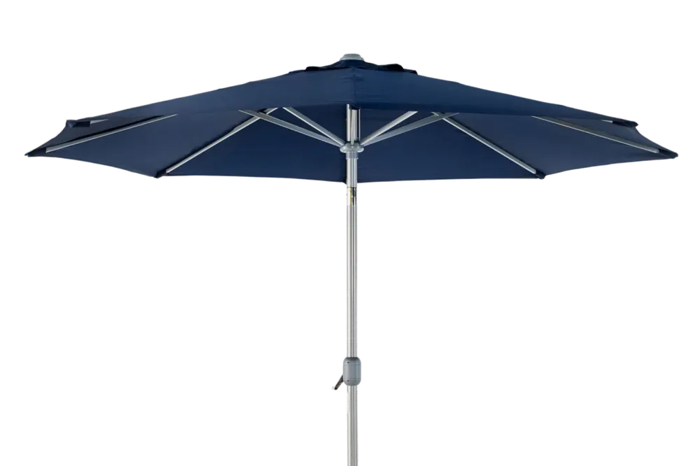 Brafab Andria parasoll Silver/blå 3 M
