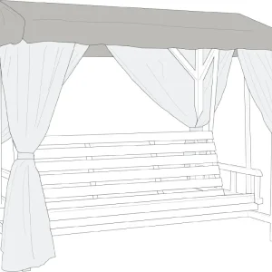 Brafab Heaven hammocktak Buff 35x39 cm