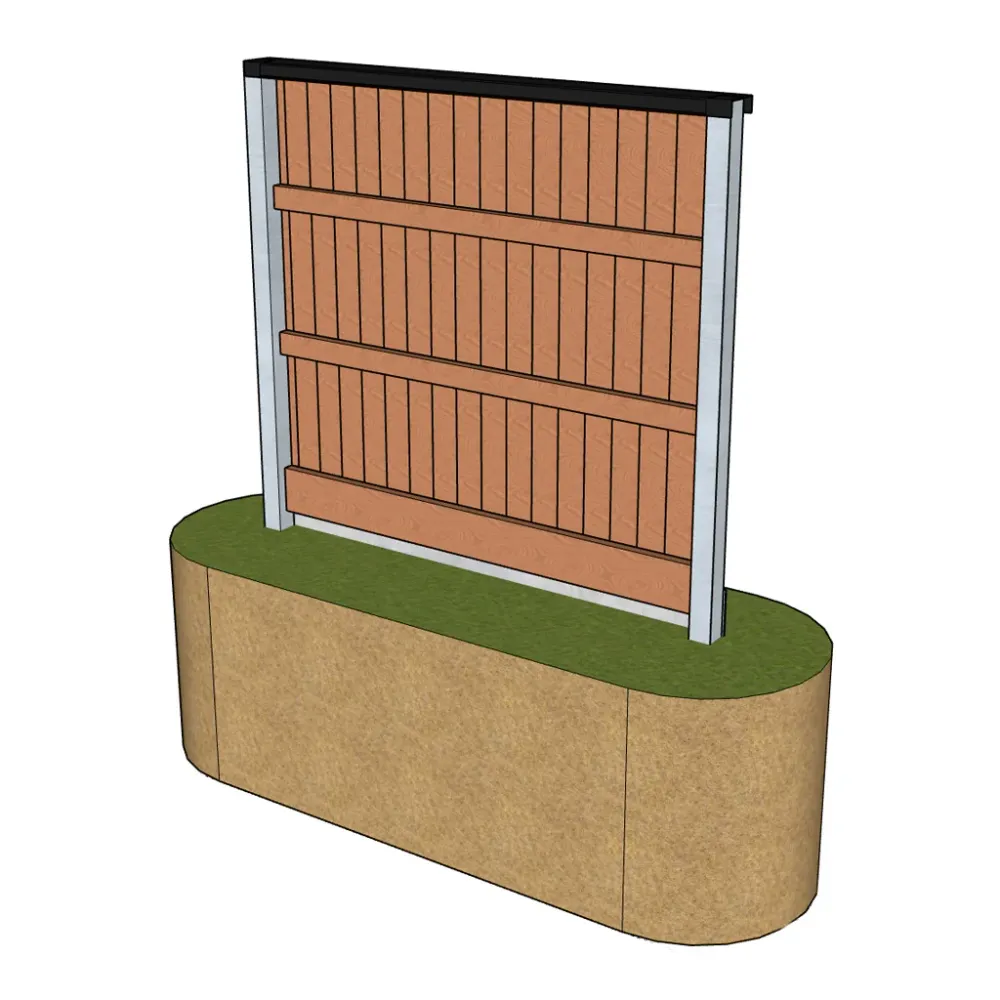 Bullerplank Norden - Lpm. pris Thermal Break 1200mm