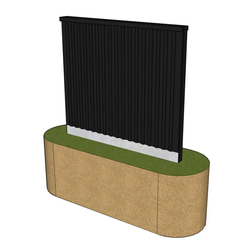 Bullerplank Norden - Lpm. pris Thermal Break 1200mm
