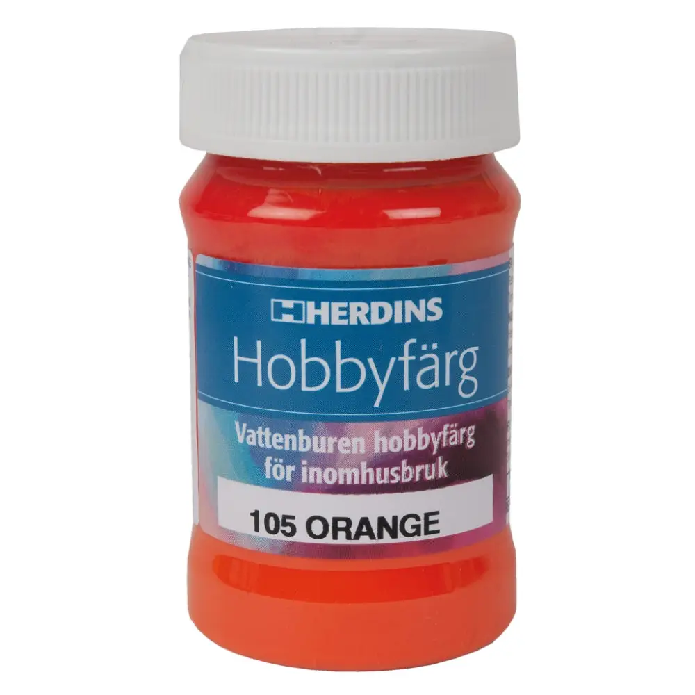 Herdins Hobbyfärg 105 Bärnsten 100ml | CleanNest