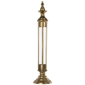 Ljuslykta Tower Guld 19x86cm 1 st HH