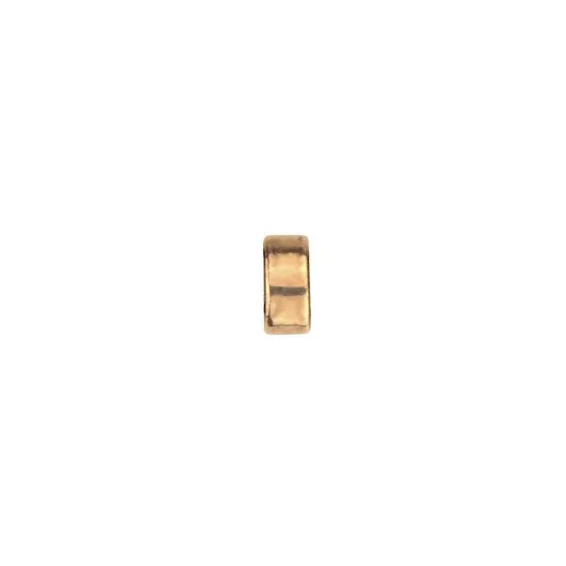 Mellandel Roséguldfärgad - Duo Round Brick 3x6mm double-set
