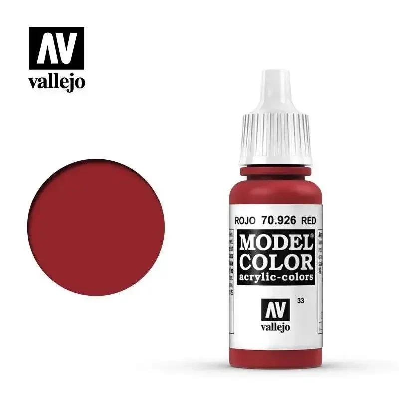 Modellfärg Röd 70926 - Klass- Byggsats