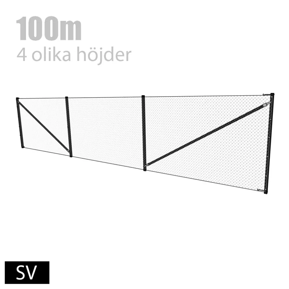 Stängselpaket 100m Onyx