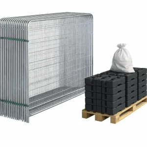 Byggstängsel Kit -Standard- 105m (Runda Toppaneler)