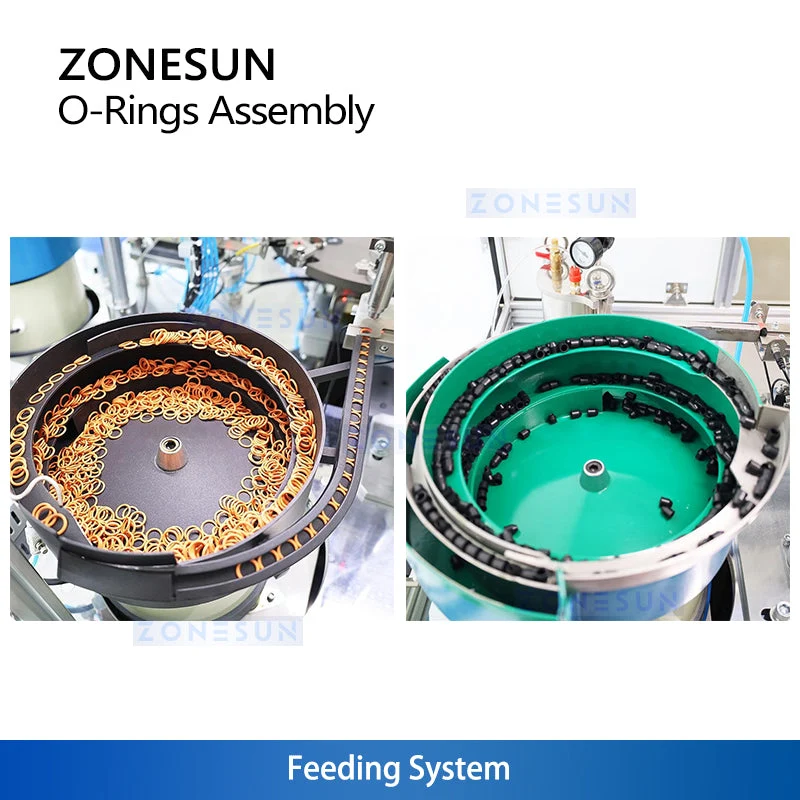 ZONESUN ZS-J0A02 Fully Automatic O-Ring Assembly & Sealing Machine Automatic Seal Applicator