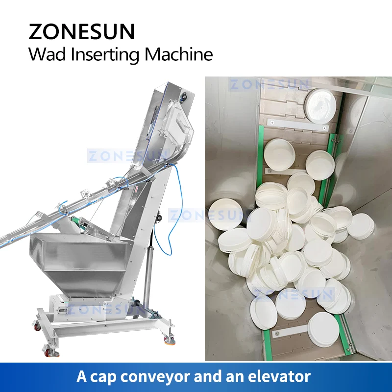 ZONESUN ZS-WIM02 Automatic Induction Wad Cutting Inserting Machine