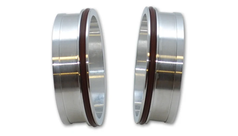 Vibrant HD Aluminum Weld Ferrules w/ O-Rings 2in OD Tubing - Sold Pairs