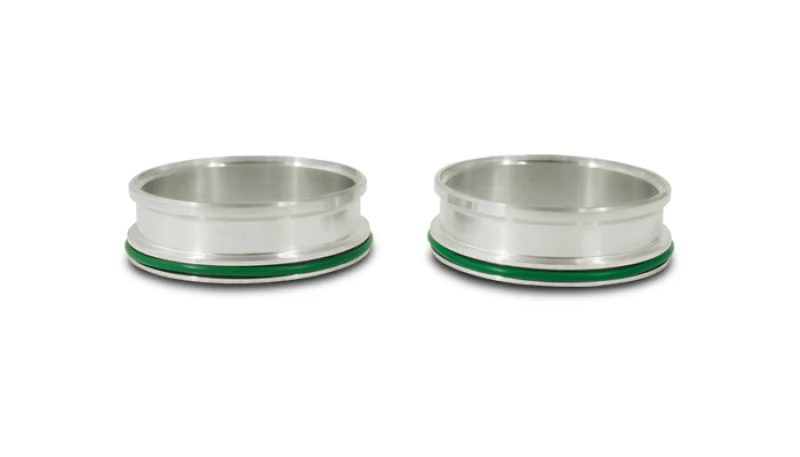 Vibrant HD Aluminum Weld Ferrules w/ O-Rings 2in OD Tubing - Sold Pairs