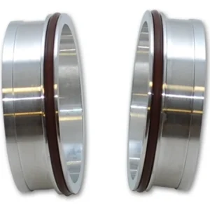 Vibrant Aluminum Weld Ferrules w/ O-Rings 5in OD Tubing - Sold Pairs