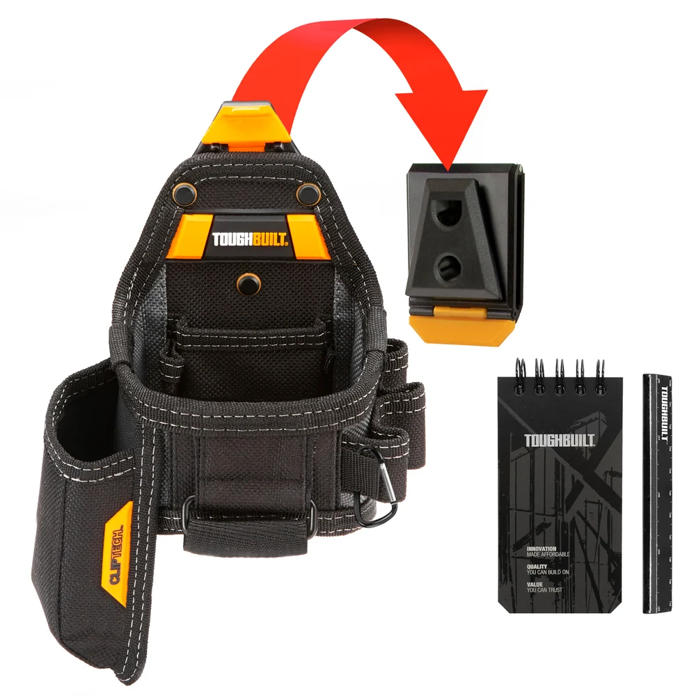Toughbuilt Tape & Knife Pouch + Notebook + Pencil TB-CT-25X