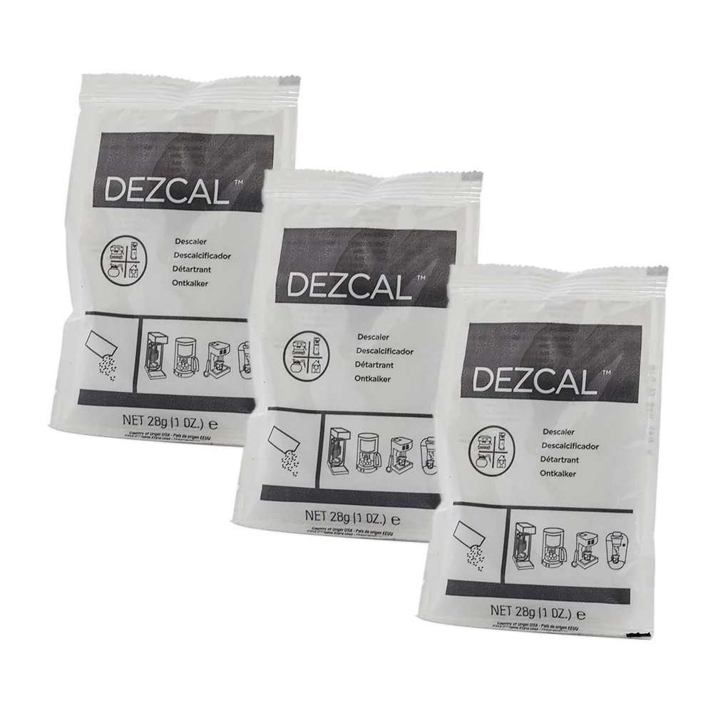 Urnex Dezcal – Avkalkningspulver – Tre Påsar Set (3x28 g)