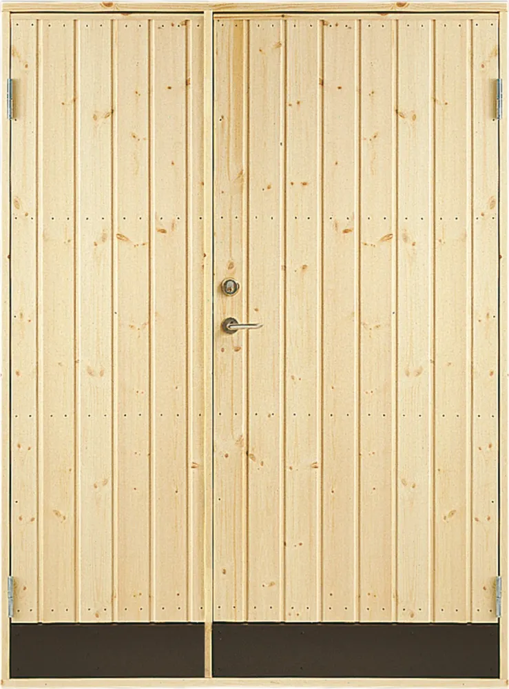 Kallförrådsdörr Paired Jabo 10° Rak Panel med 2 Dörrspärrar