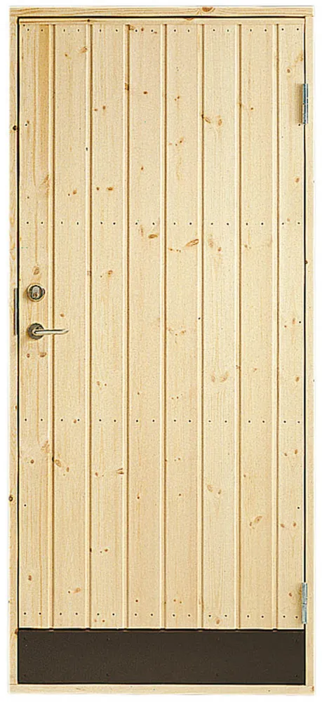 Varmförrådsdörr Jabo 18° Rak Panel