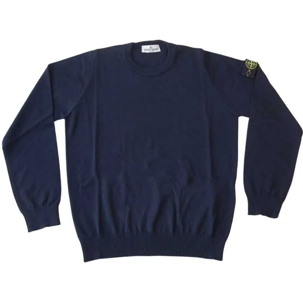 Stone Island Indigo Blue Crew Neck