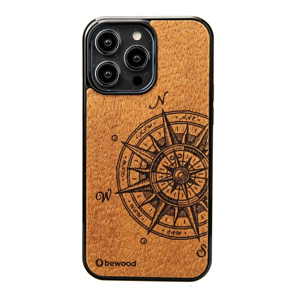 Bewood Mobiltelefonfodral Träfodral Kompatibelt Med iPhone 14 Pro Max Skyddsfodral Tillverkat Av Naturträ Precision Hantve...