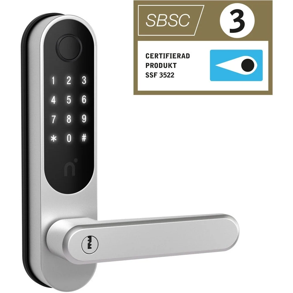 Touch Pro touchknappar RFID finger Silver/Svart