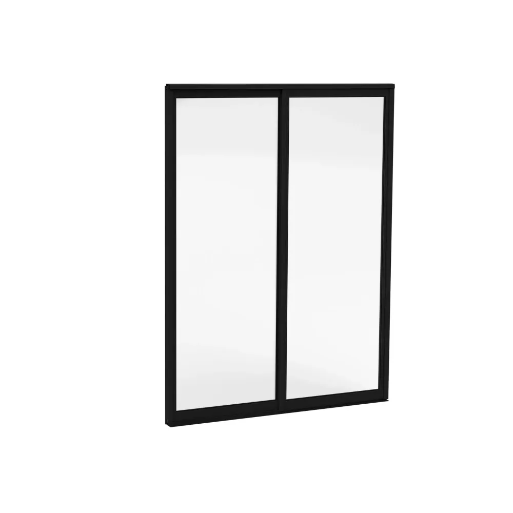 Skjutdörr Aluwhite Vår-Höst Härdat Isolerglas