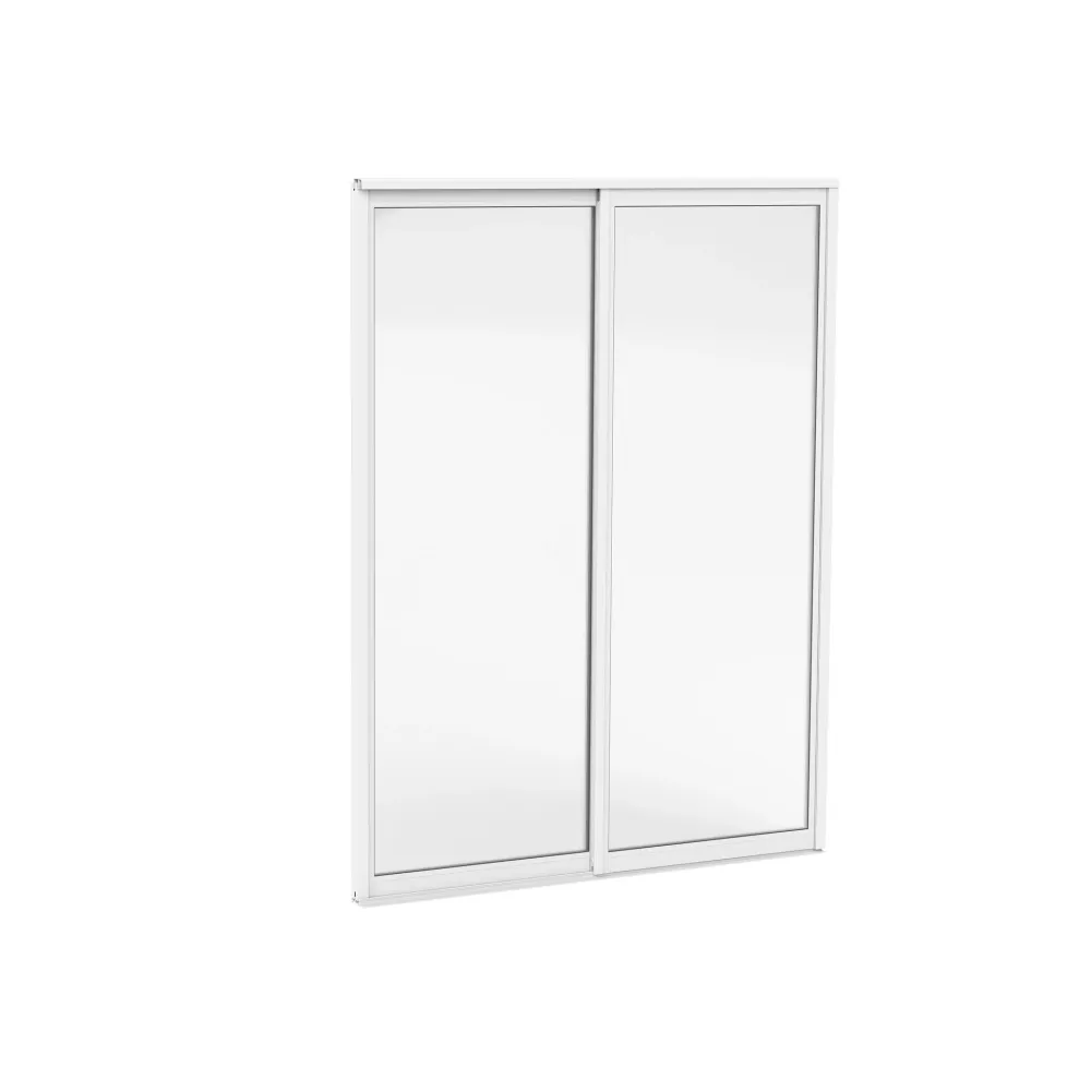 Skjutdörr Aluwhite Vår-Höst Härdat Isolerglas