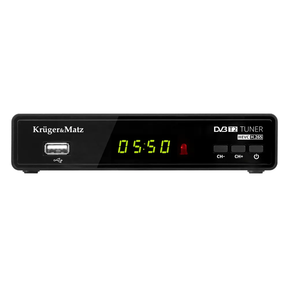 DVB-T2 H.265 HEVC-Dekoder För Marksänd TV Kruger&Matz