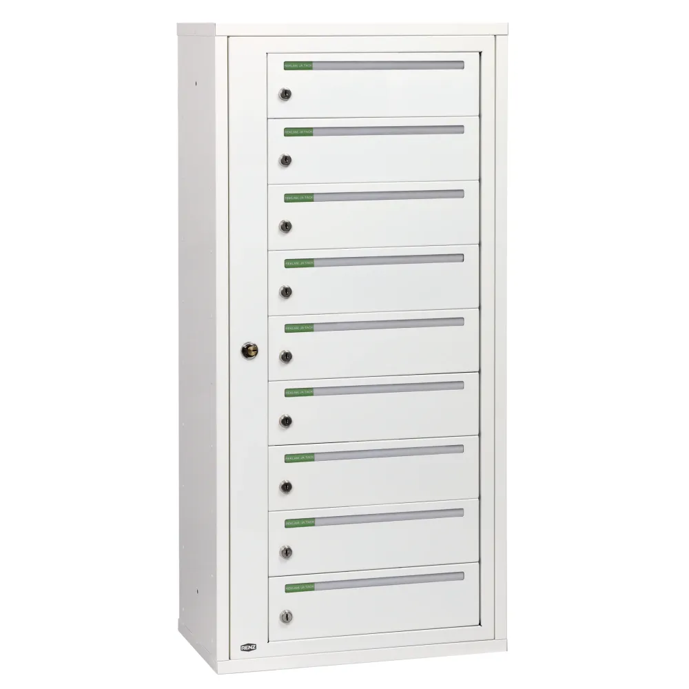Fastighetsbox RENZ Ikonisk Liggande 1x9 fack