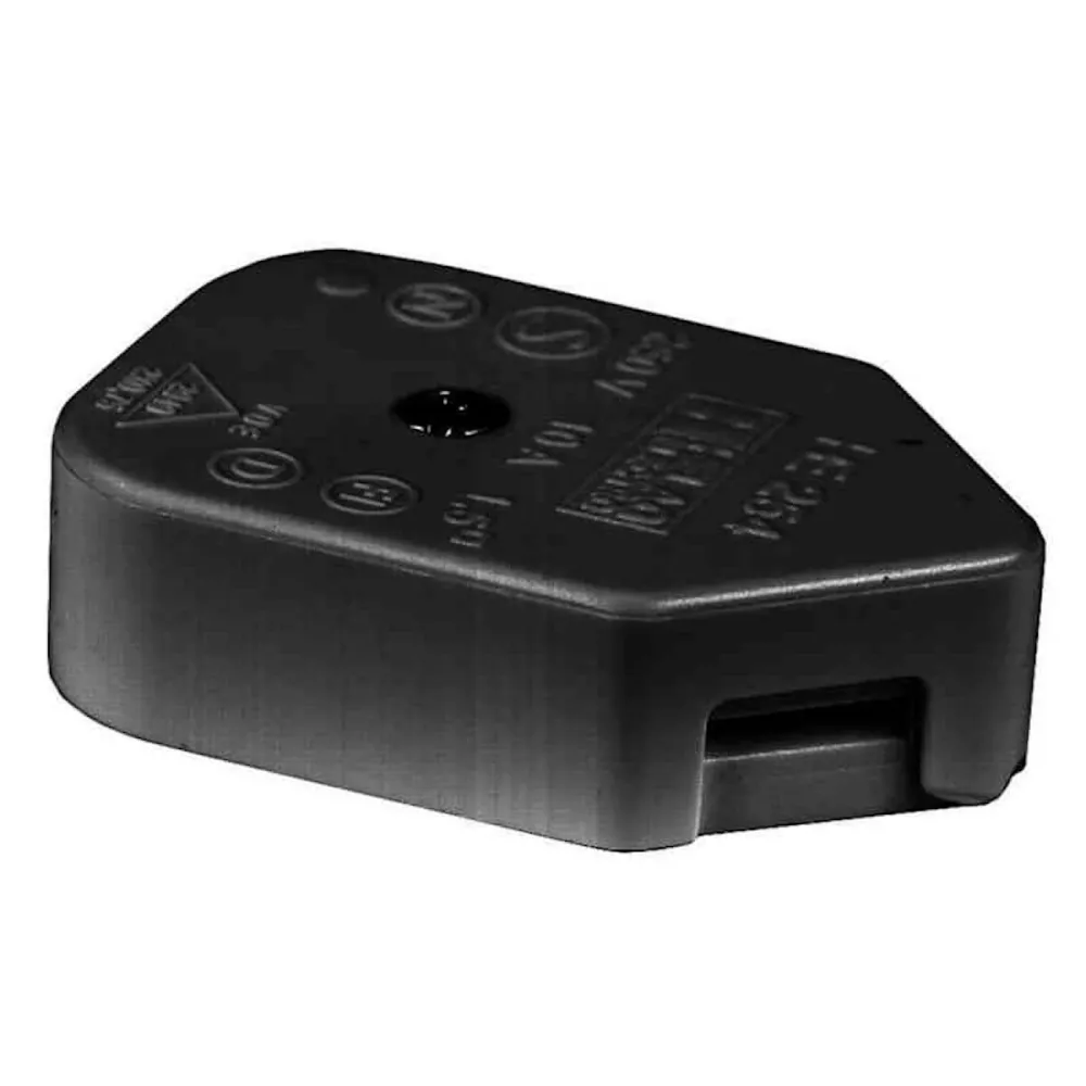 Förgreningsbox 3-vägs kolsvart 10A 230V IP20