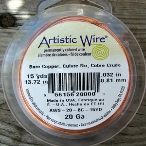 Artistic Wire 20 Ga - Bare Burnt orange 1 Rulle