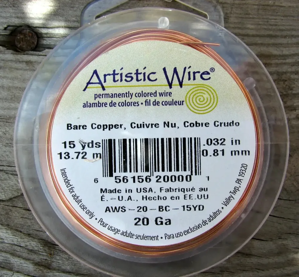 Artistic Wire 20 Ga - Bare Burnt orange 1 Rulle