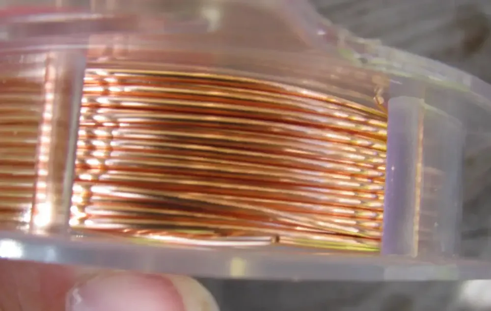 Artistic Wire 20 Ga - Bare Burnt orange 1 Rulle