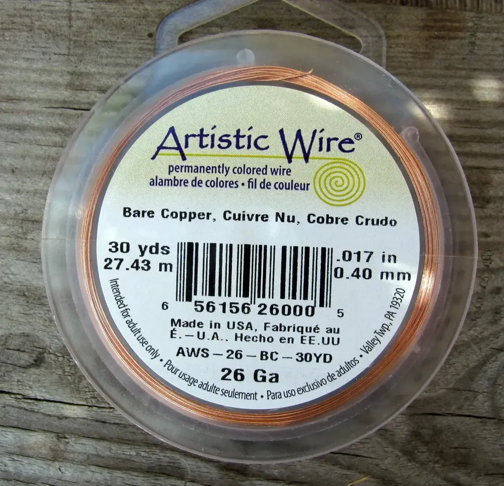 Artistic Wire 26 Ga - Bare Terra cotta 1 Rulle
