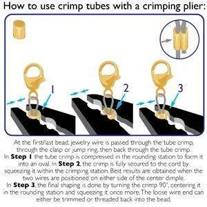 Basic Elements - Crimp tube assortment, Warm-toned plated, 600- pack