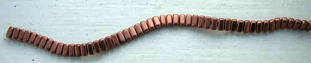 CzechMates Bricks - Soft-touch Metalic Copper, 1 sträng
