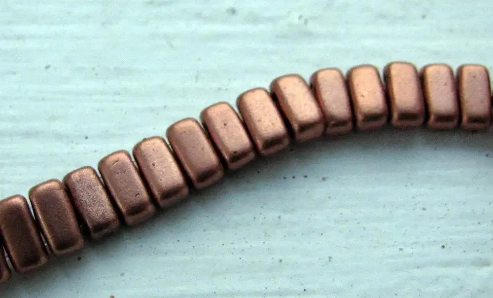 CzechMates Bricks - Soft-touch Metalic Copper, 1 sträng