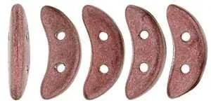 CzechMates Crescent - Saturated Metallic Terra cotta Pink, 10 gram