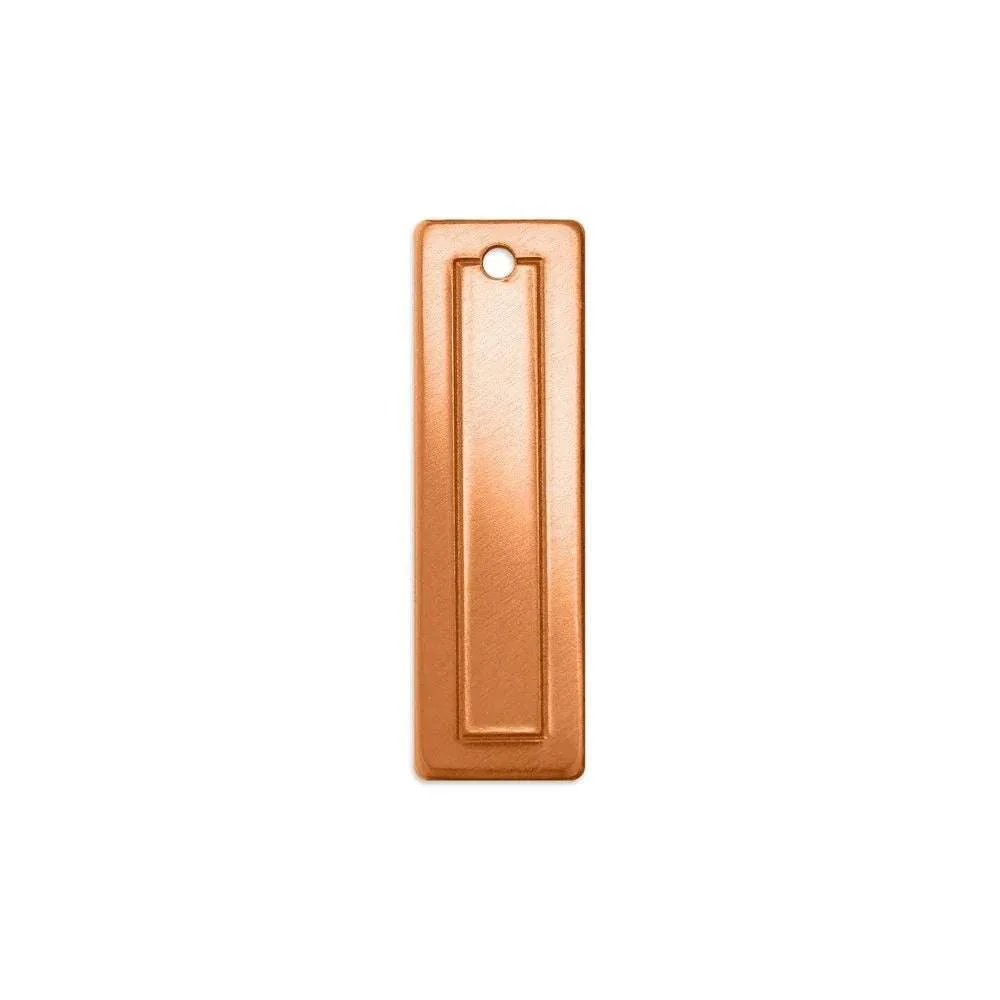 ImpressArt - Rektangulära Stansningsämnen i Koppar 18g (5 st)