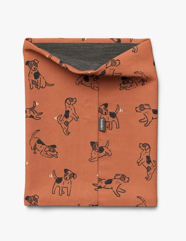 Kids Merino Neck Tube MOKKA - Penny Dogs