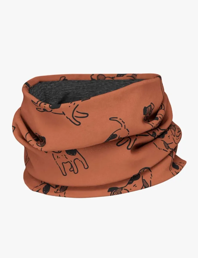 Kids Merino Neck Tube MOKKA - Penny Dogs