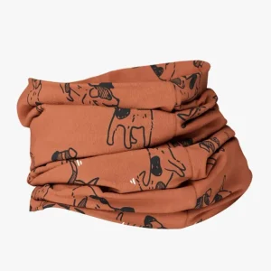 Kids Neck Tube Autumn And Spring TOBIAS - Burnt orange Dogs