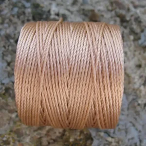 S- Lon Bead Cord - Buoyant Copper (Ginger) 1 Rulle