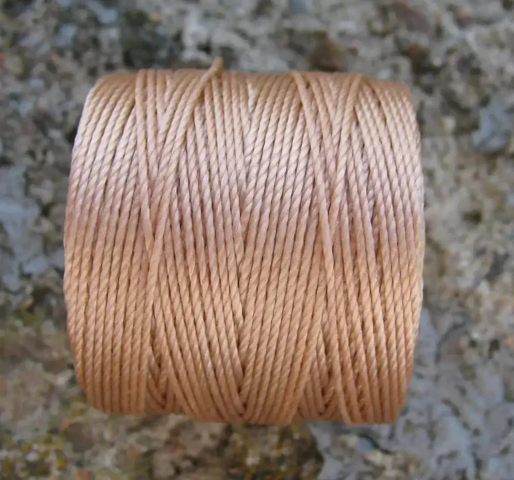 S- Lon Bead Cord - Buoyant Copper (Ginger) 1 Rulle