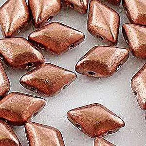 Matubo Gemduo - Bronze Röd metall 8x5mm