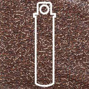Miyuki Delica - Warm-toned Lined Crystal 15/0, 7 gram