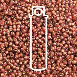Miyuki seed beads - Duracoat Silverlined Warm-toned 8/0 - 22 gram