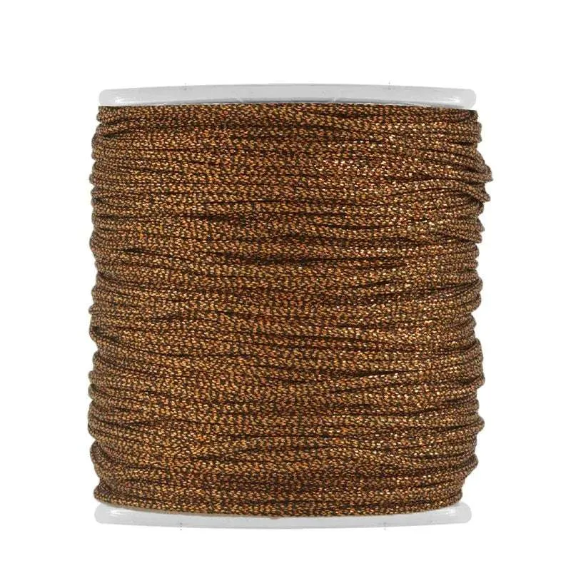 PL Rund - Burnt orange Metallic 1mm, 1m