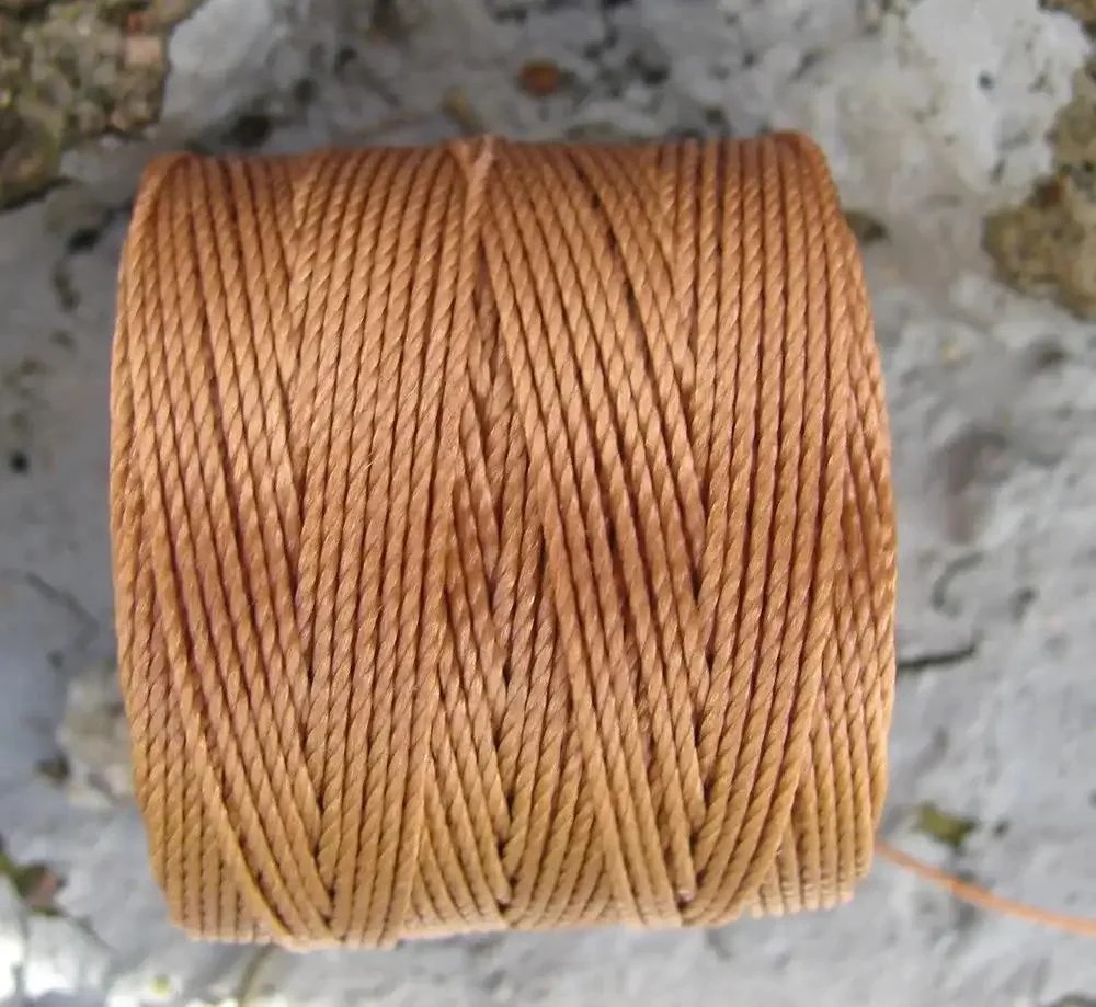S-Lon Bead Cord - Terra cotta 1 Rulle